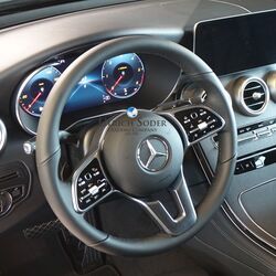 GLC Facelift interior with digital instruments and MBUX system